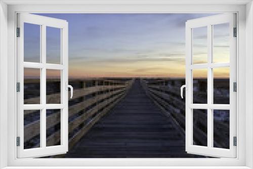 Fototapeta Naklejka Na Ścianę Okno 3D - Sunset on Orange Beach Alabama