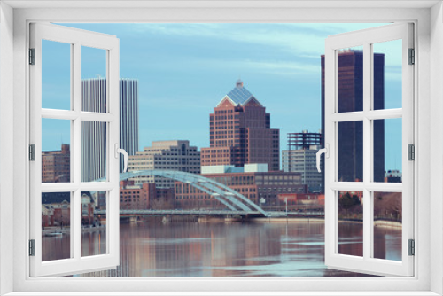 Fototapeta Naklejka Na Ścianę Okno 3D - Rochester Skyline, USA. 