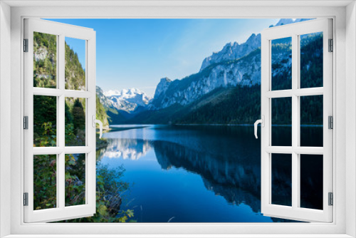 Fototapeta Naklejka Na Ścianę Okno 3D - lago alpes austria 