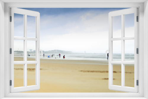 Fototapeta Naklejka Na Ścianę Okno 3D - st-jean de monts/chalans