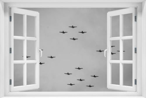 Fototapeta Naklejka Na Ścianę Okno 3D - Air Formation