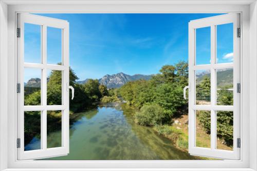 Fototapeta Naklejka Na Ścianę Okno 3D - Sarca River - Fiume Sarca - Trentino Italy