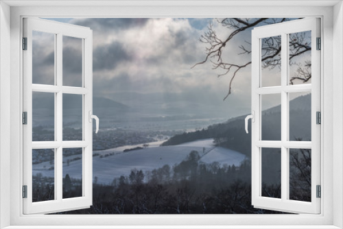 Fototapeta Naklejka Na Ścianę Okno 3D - The winter landscape in Lower Saxony, Germany