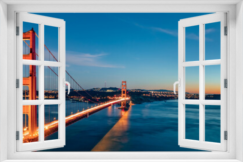 Fototapeta Naklejka Na Ścianę Okno 3D - Golden Gate bridge, San Francisco California