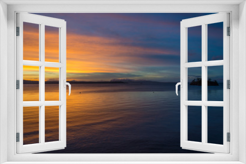 Fototapeta Naklejka Na Ścianę Okno 3D - Sunset Color