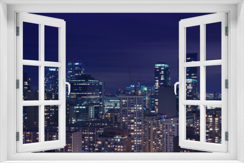 Fototapeta Naklejka Na Ścianę Okno 3D - Downtown Toronto at night 