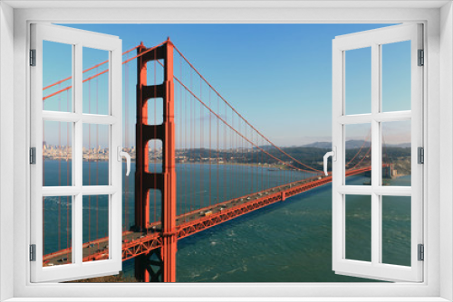 Fototapeta Naklejka Na Ścianę Okno 3D - Golden Gate Bridge, California 