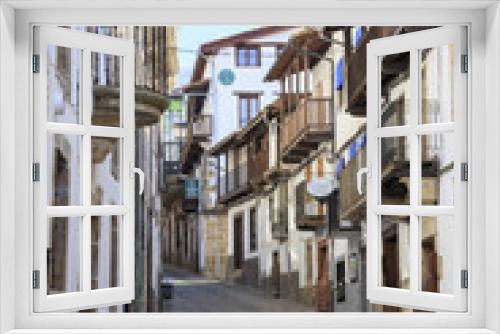 Fototapeta Naklejka Na Ścianę Okno 3D - House in the town of Candelario in Spain. 