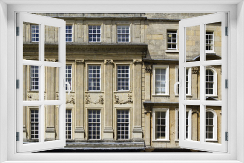 Fototapeta Naklejka Na Ścianę Okno 3D - UK, England, Somerset, Bath, World Heritage City, historic architectural details in the City centre