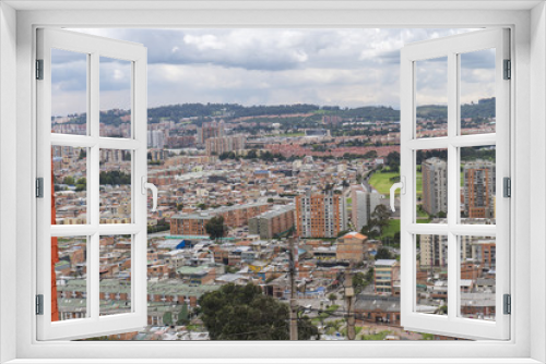 Fototapeta Naklejka Na Ścianę Okno 3D - Vista panorámica de Bogotá