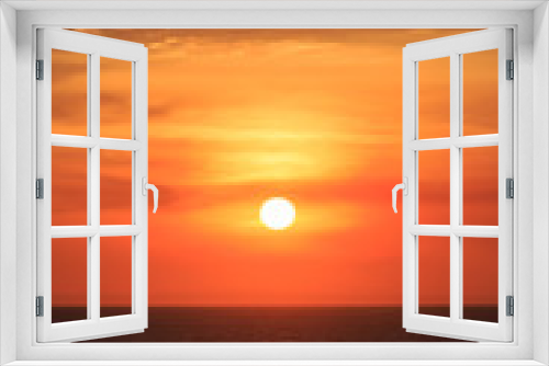 Fototapeta Naklejka Na Ścianę Okno 3D - Scenic view of sunset muine