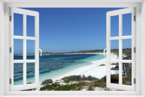 Fototapeta Naklejka Na Ścianę Okno 3D - Rottnest island beach and sea