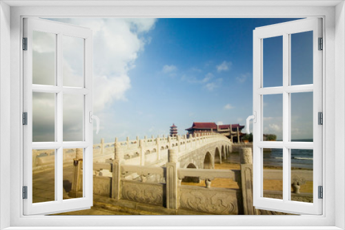 Fototapeta Naklejka Na Ścianę Okno 3D - Penglai Pavilion in Shandong province of China