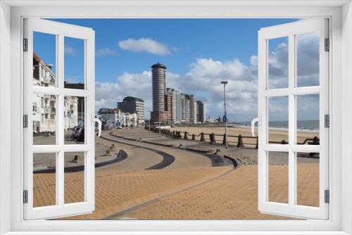 Fototapeta Naklejka Na Ścianę Okno 3D - Vlissingen, Strandpromenade, Niederlande