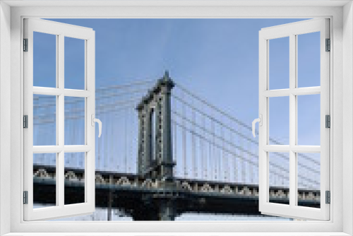 Fototapeta Naklejka Na Ścianę Okno 3D - pont de brooklyn