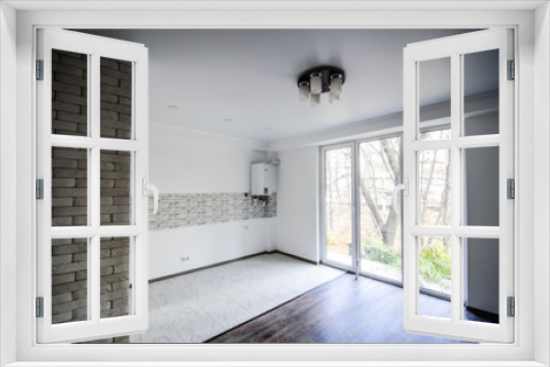 Fototapeta Naklejka Na Ścianę Okno 3D - interior modern empty flat