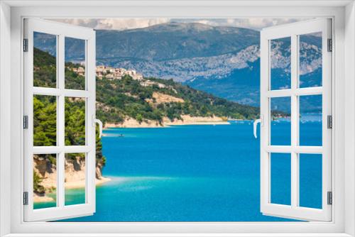 Fototapeta Naklejka Na Ścianę Okno 3D - St Croix Lake, Les Gorges du Verdon, Provence, France