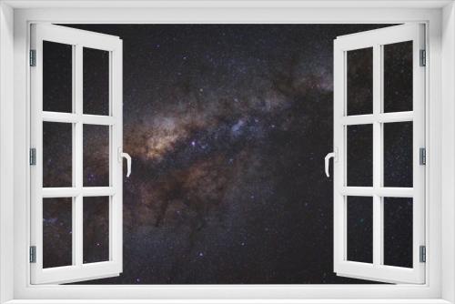 Fototapeta Naklejka Na Ścianę Okno 3D - Clearly milky way galaxy with stars and space dust in the universe