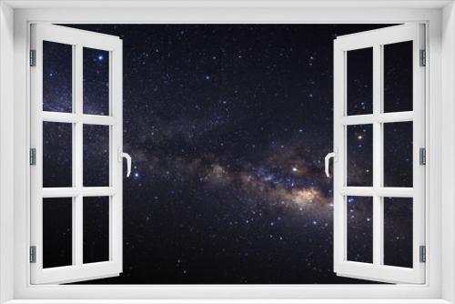 Fototapeta Naklejka Na Ścianę Okno 3D - Clearly milky way galaxy with stars and space dust in the universe