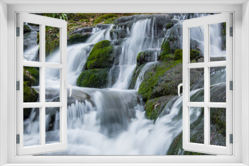 Fototapeta Naklejka Na Ścianę Okno 3D - Badger Dingle Waterfall