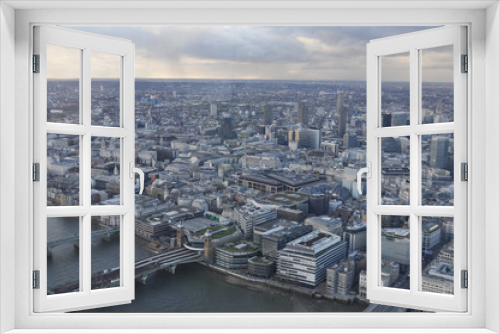 Fototapeta Naklejka Na Ścianę Okno 3D - Aerial view of London