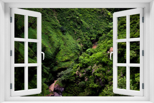 Fototapeta Naklejka Na Ścianę Okno 3D - Green valley 