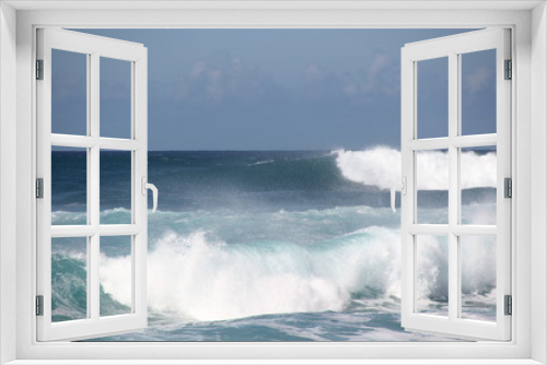 Fototapeta Naklejka Na Ścianę Okno 3D - storm sea