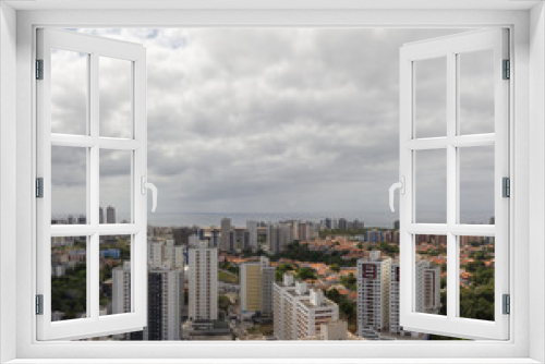 Fototapeta Naklejka Na Ścianę Okno 3D - Cidade vista de cima