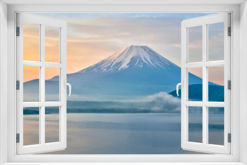 Fototapeta Naklejka Na Ścianę Okno 3D - Fuji Sunrise
