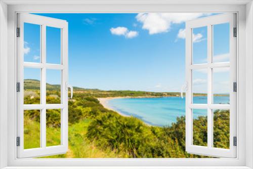 Fototapeta Naklejka Na Ścianę Okno 3D - Lazzaretto beach under a blue sky in the springtime