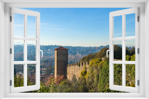 Fototapeta Naklejka Na Ścianę Okno 3D - Tuscany, view from Boboli gardens, Florence, Italy