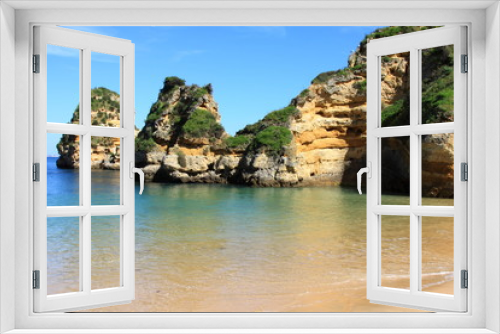 Fototapeta Naklejka Na Ścianę Okno 3D - Ponta de Piedade in Lagos, Algarve coast in Portugal