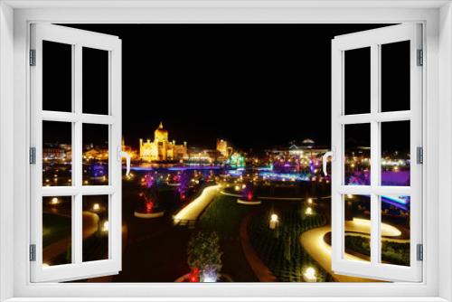 Fototapeta Naklejka Na Ścianę Okno 3D - Night view of Bandar Seri Begawan, Brunei, Asia