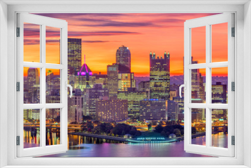 Fototapeta Naklejka Na Ścianę Okno 3D - Pittsburgh, Pennsylvania, USA