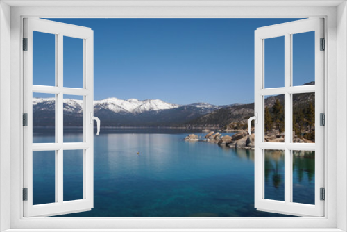 Fototapeta Naklejka Na Ścianę Okno 3D - Landscape of Lake Tahoe
