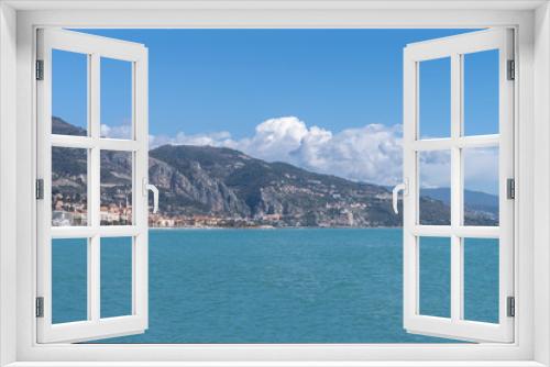 Fototapeta Naklejka Na Ścianę Okno 3D - Menton, French Riviera