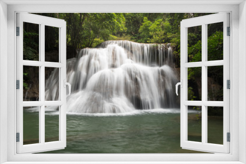 Fototapeta Naklejka Na Ścianę Okno 3D - Huay-Kamin Waterfall, Thailand