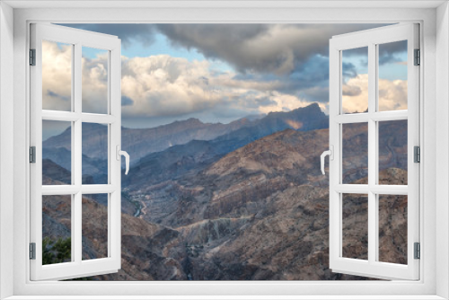 Fototapeta Naklejka Na Ścianę Okno 3D - Al Hajar Mountains in Oman