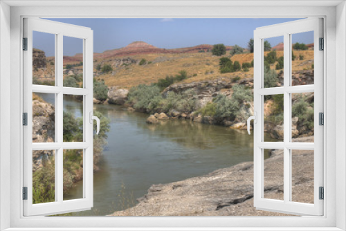 Fototapeta Naklejka Na Ścianę Okno 3D - Hot Springs State Park in Wyoming
