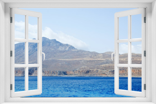 Fototapeta Naklejka Na Ścianę Okno 3D - Splendida costa dell'isola di Creta, meraviglia della Grecia