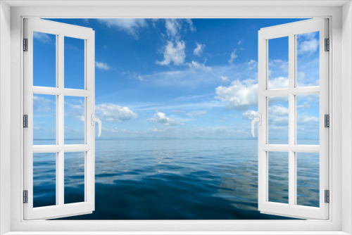 Fototapeta Naklejka Na Ścianę Okno 3D - sea,ocean  blue sky with cloud,seascape summer sky,nature background