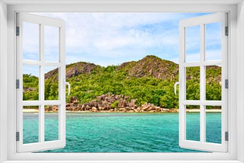 Fototapeta Naklejka Na Ścianę Okno 3D - Curieuse Island, Seychelles, Praslin