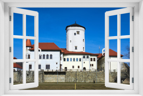 Fototapeta Naklejka Na Ścianę Okno 3D - Budatin castle