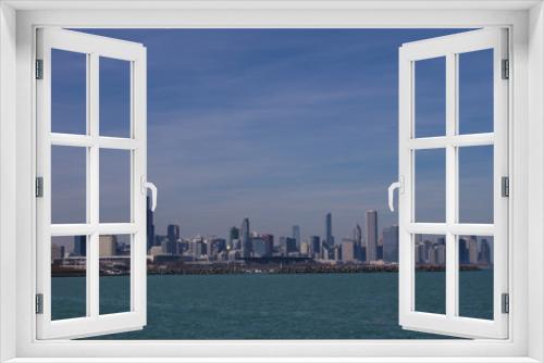 Fototapeta Naklejka Na Ścianę Okno 3D - City of Chicago Skyline 