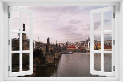 Fototapeta Naklejka Na Ścianę Okno 3D - prague