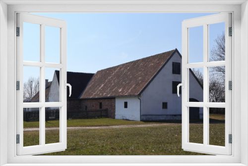 Fototapeta Naklejka Na Ścianę Okno 3D - Altes Bauernhaus