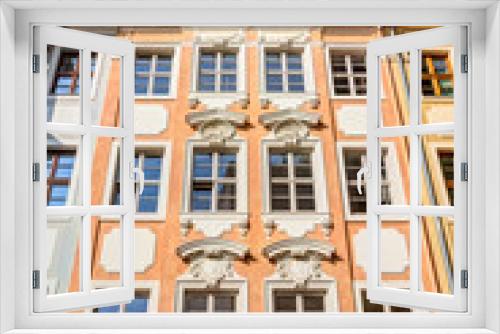 Fototapeta Naklejka Na Ścianę Okno 3D - Historic apartment buidlings in Dresden