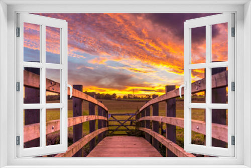 Fototapeta Naklejka Na Ścianę Okno 3D - Caister sunset
