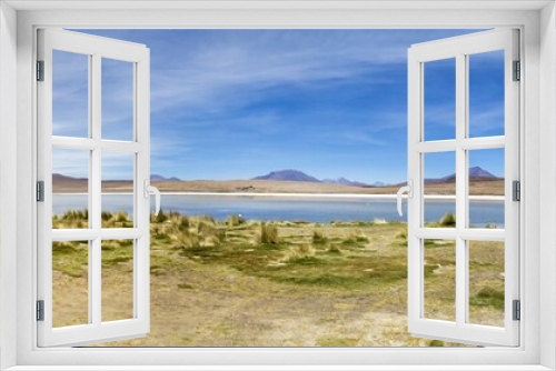Fototapeta Naklejka Na Ścianę Okno 3D - Laguna Colorada in Bolivia