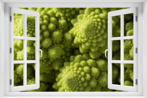 Fototapeta Naklejka Na Ścianę Okno 3D - Romanesco cauliflower texture